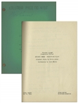 Moe Howards 15pp. Final Draft Script Dated May 1952 for The Three Stooges Film Loose Loot -- Signed by Moe on Cover, Moe Howard -- With Additional Shot List Page -- Very Good Plus